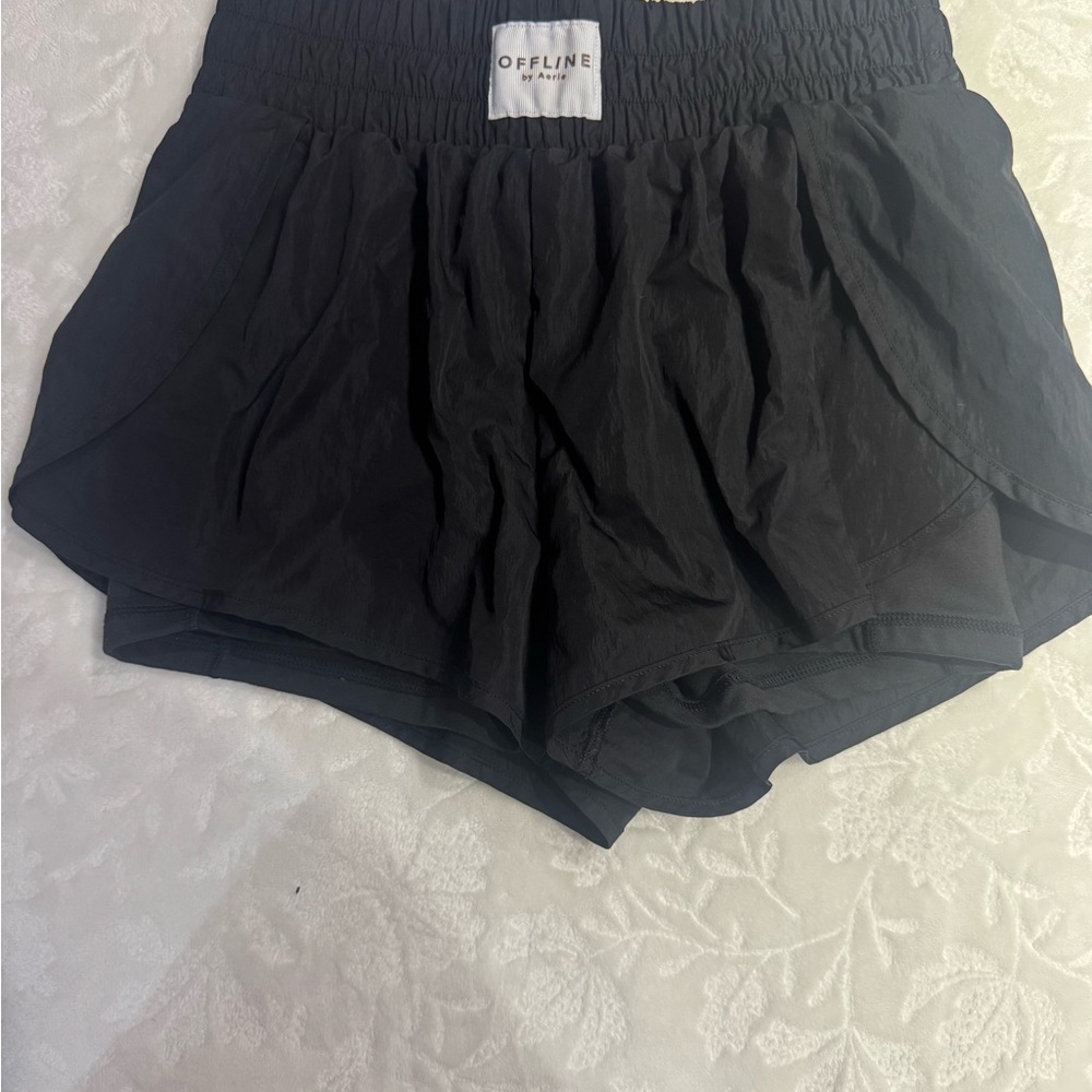 Aerie Black Athletic Shorts